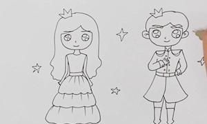 教你画十二星座公主，一二三年级画十二星座公主？图6